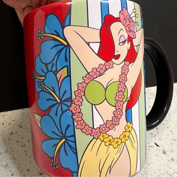 2014 DISNEY Official Licensed Jessica Rabbit Surf School Mug 12oz 4.5 x 3.5 - Picture 11 of 15